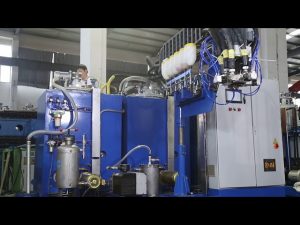 srednji in visokotemperaturni poliuretanski elastomerni polivalni stroj